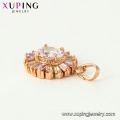 34022 xuping 18k gold plated fashion pendant designs for women